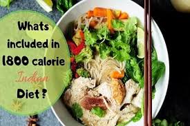 1800 Calories Indian Diet Plan For Weight Loss One Month Plan