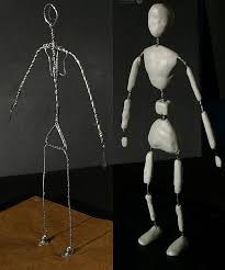 How To Make A Skeleton Model Out Of Clay Claymation Armature Tutorial Building A Wireframe Now Polymer Clay Sculptures Polymer Clay Dolls Clay Dolls