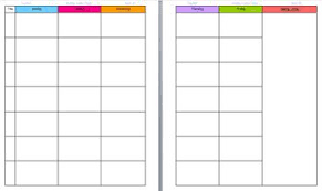 Lesson Plan Template For Binders Free Lesson Plan Templates Weekly Lesson Plan Template Teacher Lesson Plans