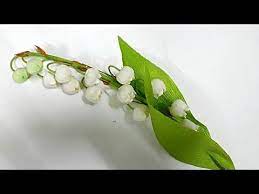 Dyi How To Make Paper Flower Convallaria By Crepe Paper Paper Flowers Paper Flowers Craft Paper Flower Backdrop Wedding