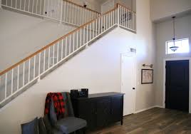 The staircase makeover is done! How To Paint An Oak Banister Black Mom Endeavors