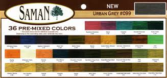 Saman Wood Stain Colour Chart Www Bedowntowndaytona Com