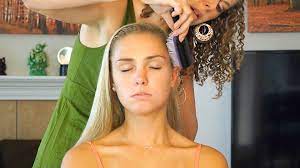 Asmr realistic hair brushing & scalp massage on real head. Relaxing Hair Brushing Scalp Massage Sounds Stress Relief Whisper 3d Binaural Asmr Ear To Ear Longer Hair Growth Playing With Hair Hair