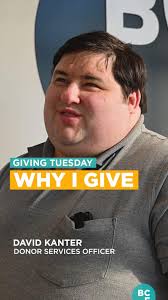 Why We Give — Meet David Kanter, BCF’s Donor Services Officer, as he shares  his ‘why’ for giving back to Baltimore., David’s role is all about helping  donors make an impact, but he also brings his own ...
