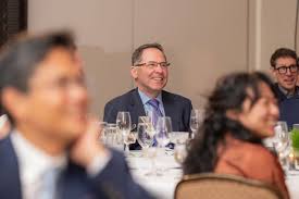 We wished outgoing WAC President & CEO Chuck Nelson a happy retirement last  night. More than 100 friends and colleagues gathered in the Crytal Ballroom  to celebrate Chuck's career. Even Harry the