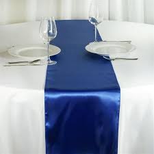 12 X108 Royal Blue Satin Table Runner Round Table Decor Blue Tablecloth Table Runners Wedding