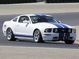 Mustang Race Car In White Blue Wallpaper 2005 Ford Mustang Ford Mustang Ford Mustang Gt
