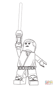 Join in on the fun as kimmi the clown colors in her brand new star wars giant coloring book from crayola! Lego Luke Skywalker Coloring Pages Coloring Home