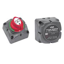 The smart dual battery isolator either stud can be connected to either battery's positive terminal. Product Details
