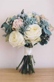 What are the latest trends? Wedding Colors 2017 Wedding Inspiration Dusty Blue Wedding Color Ideas More Winter Wedding Bouquet Blue Wedding Flowers Silver Winter Wedding