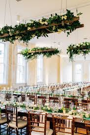 Suspended Ladder With Greenery Hanging Flowers Wedding Wedding Ceiling Decorations Wedding Ceiling