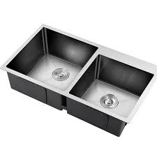 You'll get a good deal on the best single sinks and double sinks from the best brands such as oliveri that is not only durable but also easy to maintain. Buy Cefito Stainless Steel Kitchen Sink 800x450mm Double Bowl Sinks Strainer Grays Australia