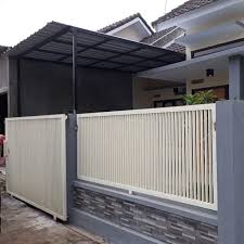 Model pagar rumah spanyol desain rumah minimalis terbaru sumber : Pintu Pagar Besi Minimalis Modern