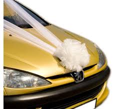 Image result for svatební  výzdoba auta