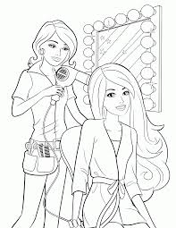 Barbie coloring pages for kids. Kids Coloring Pages Barbie Coloring Home
