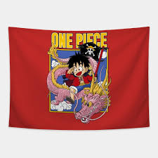 Luffy and Momo - Dragon Ball - Tapestry | TeePublic