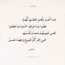 شعر المتنبي مما أضر بأهل العشق أنهم عالم الأدب alive quotes words quotes arabic poetry