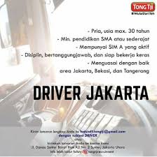 Lowongan kerja driver di indonesia. Lowongan Kerja Tong Tji Terbaru