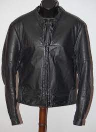 Vintage Mens Size 42 Black Leather Vetter Motorcycle Jacket A Rex Marsee Design Fashion Clothing Shoes A Vintage Clothing Men Vintage Outfits Black Leather