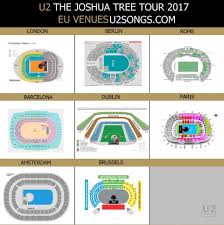 U2songs U2 The Joshua Tree Tour 2017 Questions And Answers