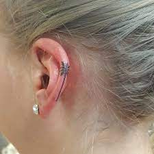 30 Hidden Tattoos Ideas To Satisfy Your Craving For New Ink Hidden Tattoos Ear Tattoos