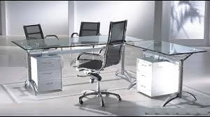 Modern L Shaped Glass Desk Design Ideas For Modern Home Office Decorations Youtube