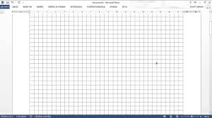 Aunque es posible convertir una hoja de excel en papel milimetrado nosotros te recomendamos que hagas uso de esta plantilla con la que ahorrarás bastante tiempo. Como Hacer Una Hoja Cuadriculada En Word Youtube