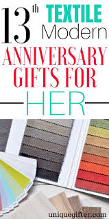 It represents intricate beauty and requires special care, just like a relationship after 13 years together. 20 13th Textile Modern Anniversary Gifts For Her Unique Gifter Modern Anniversary Gifts Birthday Presents For Her 13th Wedding Anniversary Gift