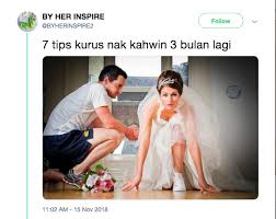Sekarang nak kurus sebab dah kawen. 7 Tips Nak Kurus Dengan Cepat Kalau Lagi 3 Bulan Nak Kahwin