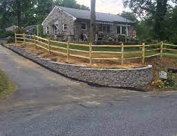 Put a shorter section at each end to preserve the symmetry of the fence. Split Rail Fencing Motta S Landscaping Lebanon Pa