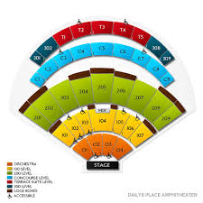 dailys place amphitheater 2019 seating chart