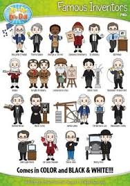 900 x 520 jpeg 56 кб. Famous Inventors Characters Clipart Zip A Dee Doo Dah Designs Famous Inventors Famous People In History Art Bundle