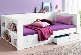 Bett Fur 299 99 Funktionelles Kinderbett Mit Viel Stauraum Seitlich Mit 2 Regalen Inkl 2 Bettschubkasten Fsc Zerti Stauraumbett Madchen Bett Kinder Bett