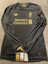 Liverpool fc klopp signed champions 19/20 blackout jersey lfc rare 93/150. Liverpool Black International Club Soccer Fan Jerseys For Sale Ebay