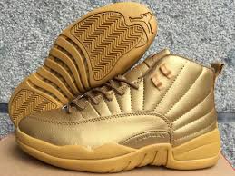Air Jordan Retro 12 Black And Gold Air Jordan 12 Retro Xii Men Basketball Shoes Gold Air Jordans Discount Nike Shoes Air Jordan Shoes