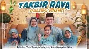 Ustaz wadi annuar ayub beriman kepada allah s w t. Takbir Raya Aidilfitri Paling Riuh 2021 Ustaz Elyas Keluarga Youtube