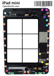 Ipad Mini Screw Chart Mat Magnetic Cyberdoc Lcd Screen Repair Tool Magnetize Cyberdocllc Iphone And Apple Products Hardware Repair Solutions