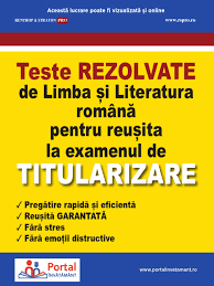 Peste 31.000 de candidați susțin astăzi proba scrisă pentru ocuparea posturilor didactice vacante în învățământul subiecte și bareme, edu.ro. Model Subiect Titularizare Pdf