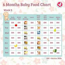 6 months food chart for indian babies food charts 6 month