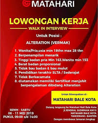 Ada lowongan kerja di jepang untuk 345.150 orang, termasuk indonesia. Walk Informasi Lowongan Kerja Tangerang Dan Sekitarnya Facebook