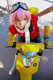 Happy Vespa Day Flcl Style Anime Cosplay Costumes Cosplay Anime Flcl
