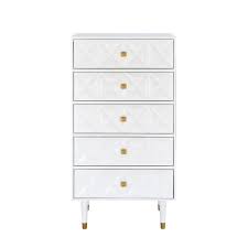 Homecho dresser with 4 drawers, modern chest of drawers white, dresser chest with wide storage space, functional organizer with solid compare with similar items. Eliana 5 Drawer Chest 5 Drawer Chest Square Drawers Drawers
