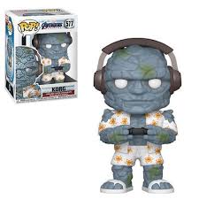 Avengers Endgame Gamer Korg Pop Vinyl Figure In 2020 Vinyl Figures Pop Vinyl Figures Korg