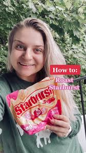 Did you know that you can roast Starburst over a campfire?? I hate  marshmallows so this keeps me from being left out when it’s time for  s’mores! And it makes the Starburst all gooey with a crunch