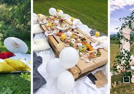 Ballons de baudruche, bougies anniversaire. 10 Idees Deco Pour Organiser Un Pique Nique Original Mariage Ou Anniversaire