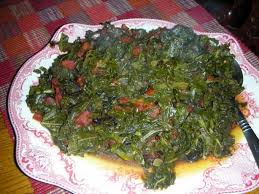 Kenyan Greens Simmered With Tomatoes Sukuma Wiki Recipe Food Com Recipe Kenyan Food Food Recipes