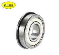 FR8ZZ Flange Ball Bearing 1/2"x1-1/8"x5/16" Double Shielded Chrome Steel  Bearings 2 pcs