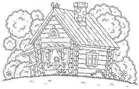 Download or print this amazing coloring page: Coloring Page Outline Of A Chicken Atop A Log Cabin Coloring Pages Printable Coloring Pages Disney Coloring Pages