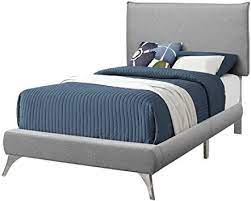forgiven bed frame double size comfortable upholstered bed frame with padded headboard and chrome legs grey line upholstered bed frame twin bed frame bed frame