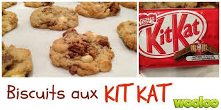 Biscuits Aux Kit Kat Wooloo Recipe Biscuits Food Desserts